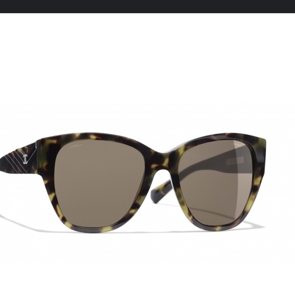 Chanel polarized butterfly tortoise sunglasses main image 7